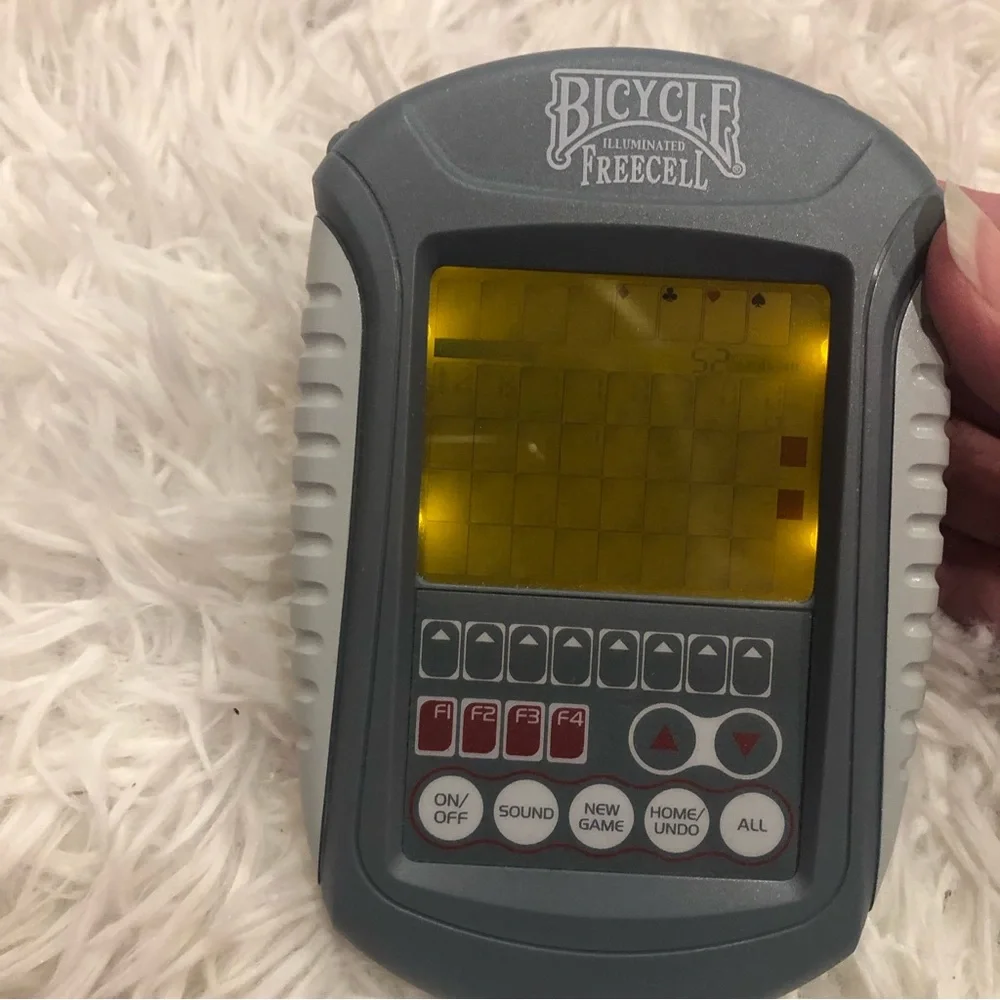 BICYCLE Illuminated Touch Pad FreeCell Handheld Game